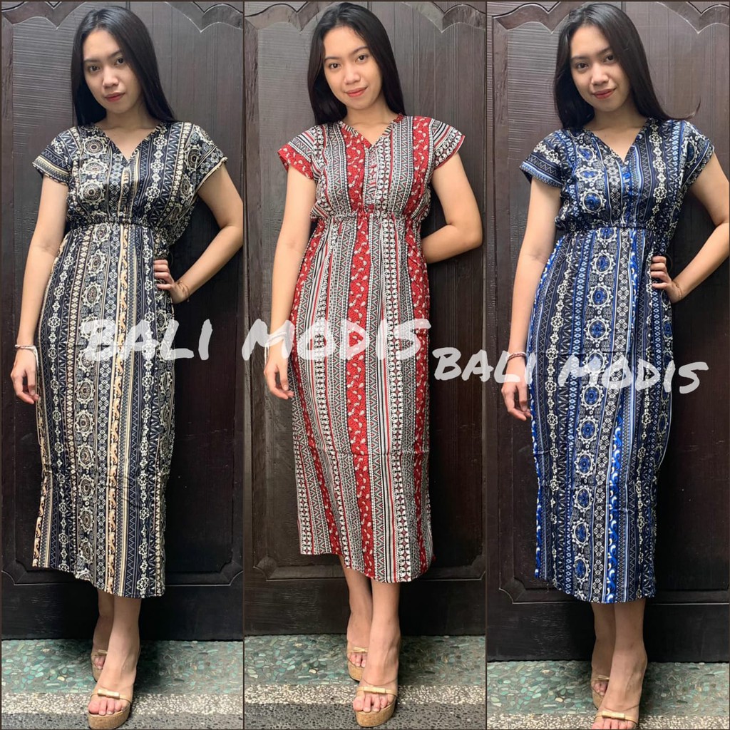 DASTER MANOHARA MOTIF ETNIK DRESS BALI