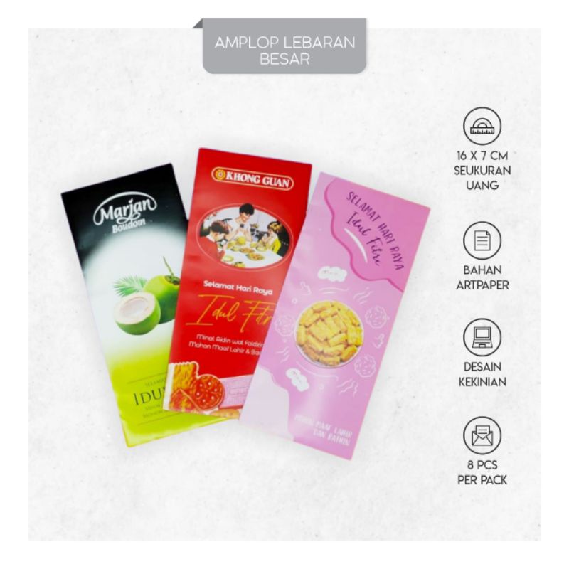 

[ TERBARU ] AMPLOP LEBARAN BESAR / AMPLOP UNIK / AMPLOP SPESIAL EDITION