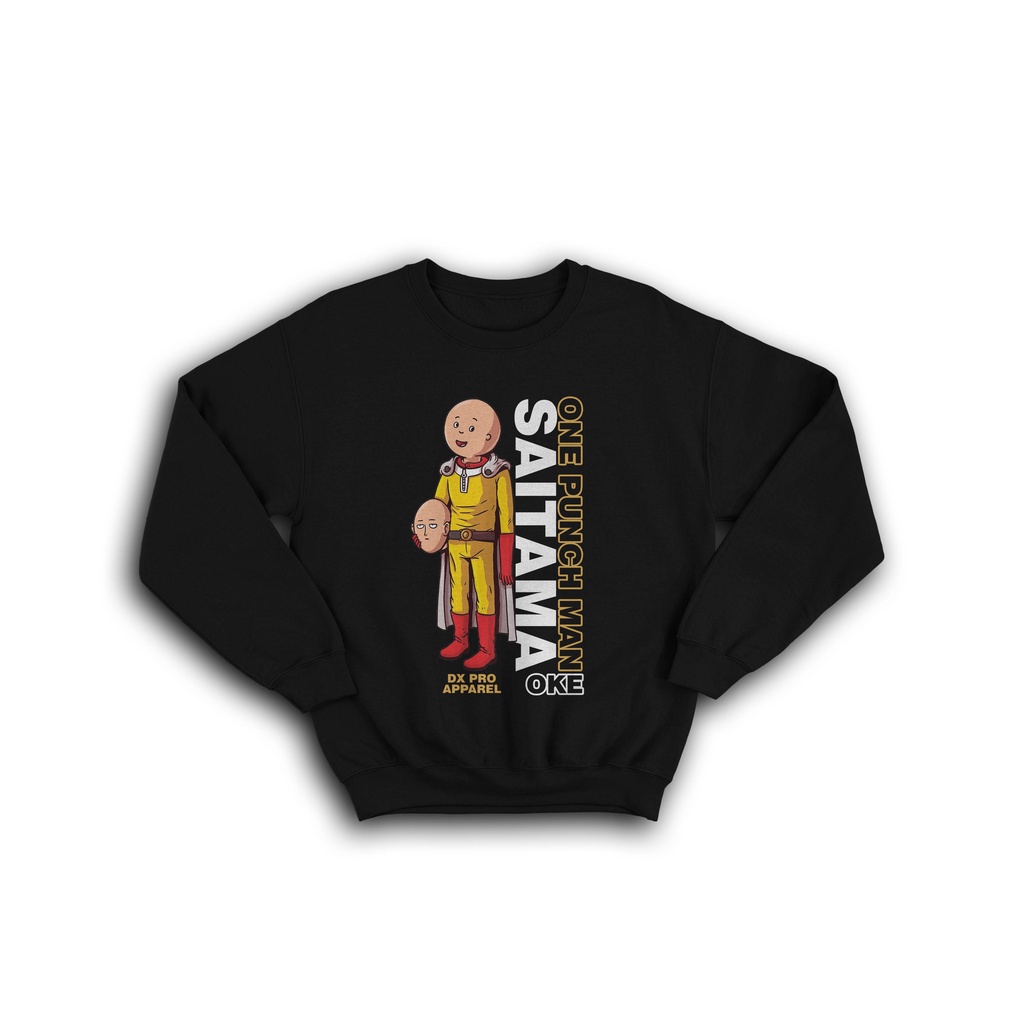 SWEATER CREWNECK TWO FACE SAITAMA OPM