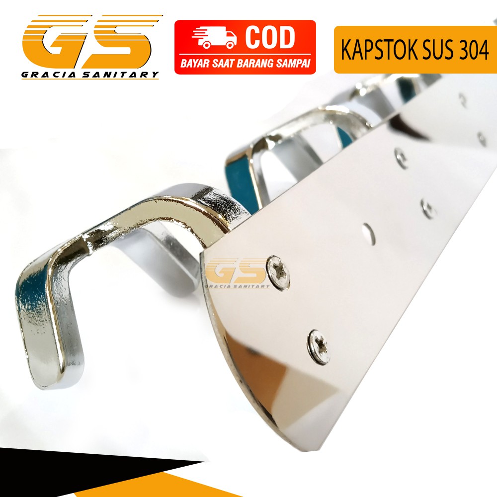 Gantungan Baju Stainless Steel SUS-304 Kapstok 5 Kait Narita High Quality Anti Karat