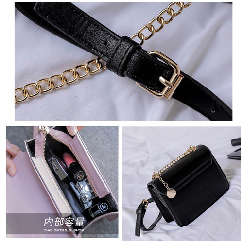 GI 8277 RISCE TAS SELEMPANG GLITTER IMPORT WANITA CEWEK PEREMPUAN JAKARTA jtf