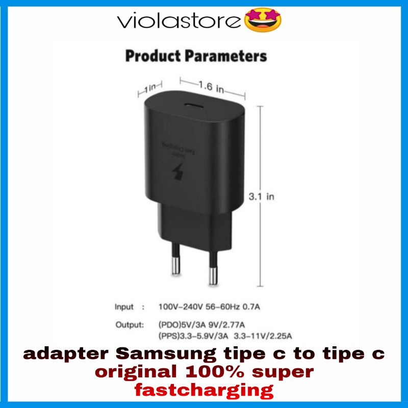 Adapter Samsung original 100%tipe c to tipe c