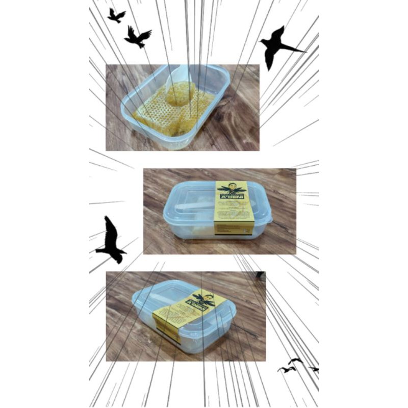 

Sarang Madu Murni Asli - Honey Comb - Sarang Madu A' Deni 250gr