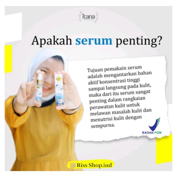 Serum ItanaSkincare Radiance Booster Kit Untuk Kulit Lembap dan Glowing BPOM                        