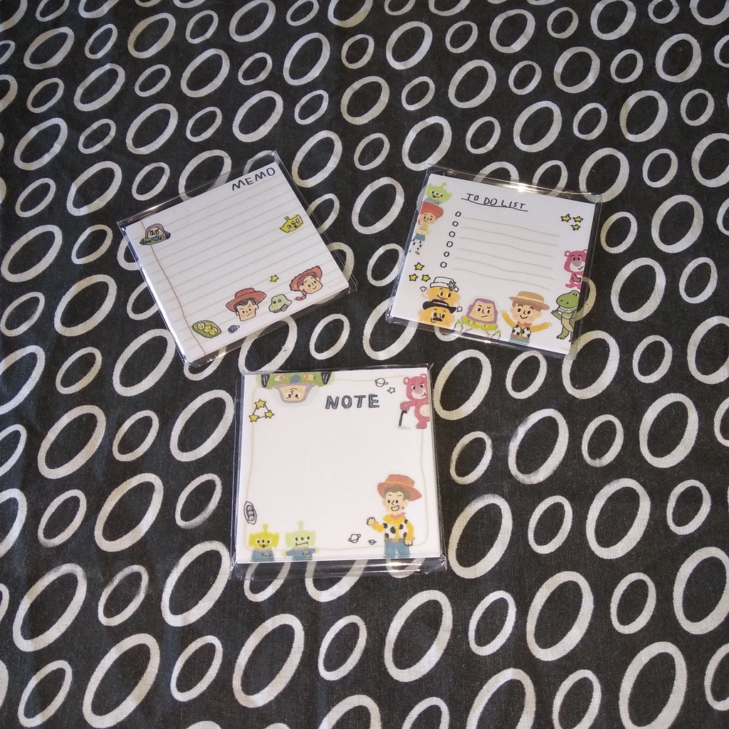 

[20 Lembar] MEMO PAD motif TOYS STORY | MEMO SOBEK | MEMO LUCU / AESTHETIC