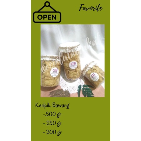 

Keripik Bawang Gurih Renyah