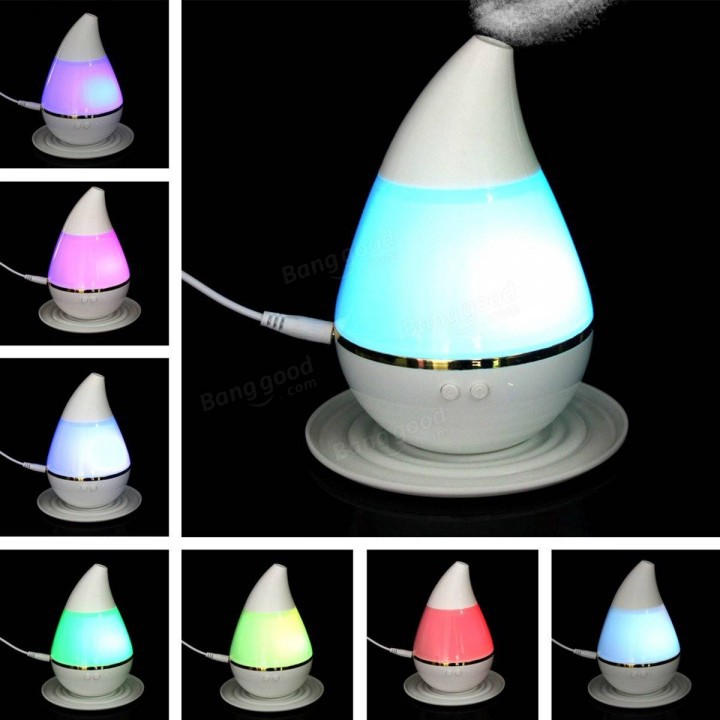 Ultrasound Atomization Humidifier Colorfull Gradient Light 7 Colours