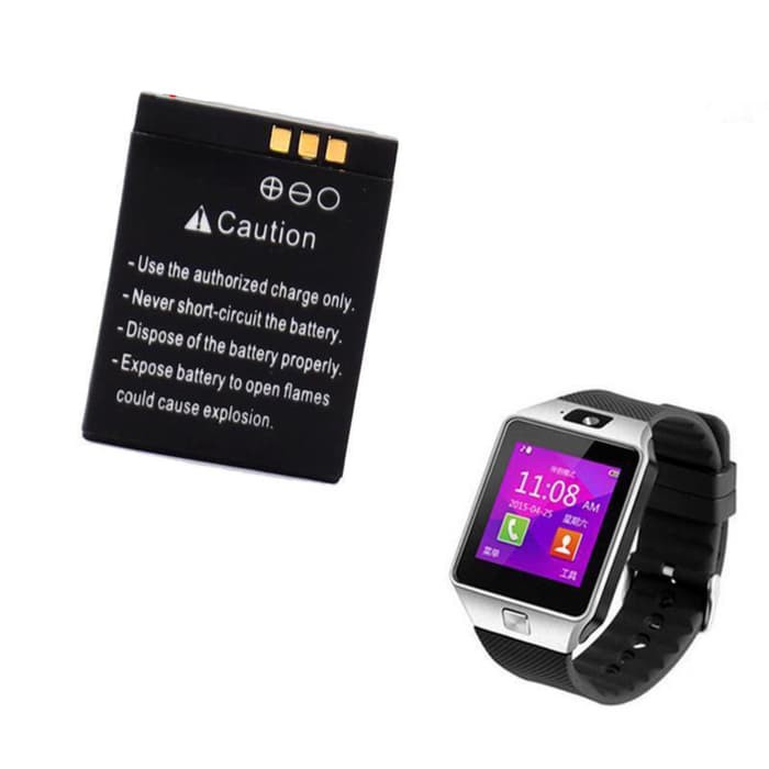 Batere LQ-S1 Baterai Jam Smartwatch DZ09 U10 U9 A1 Mito 555 Battery