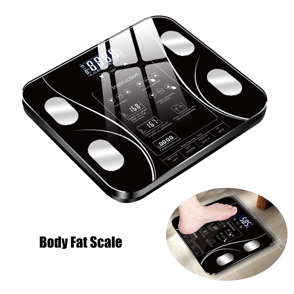 Timbangan Berat Badan BMI Digital Body Scale Fat Monitor Analisis