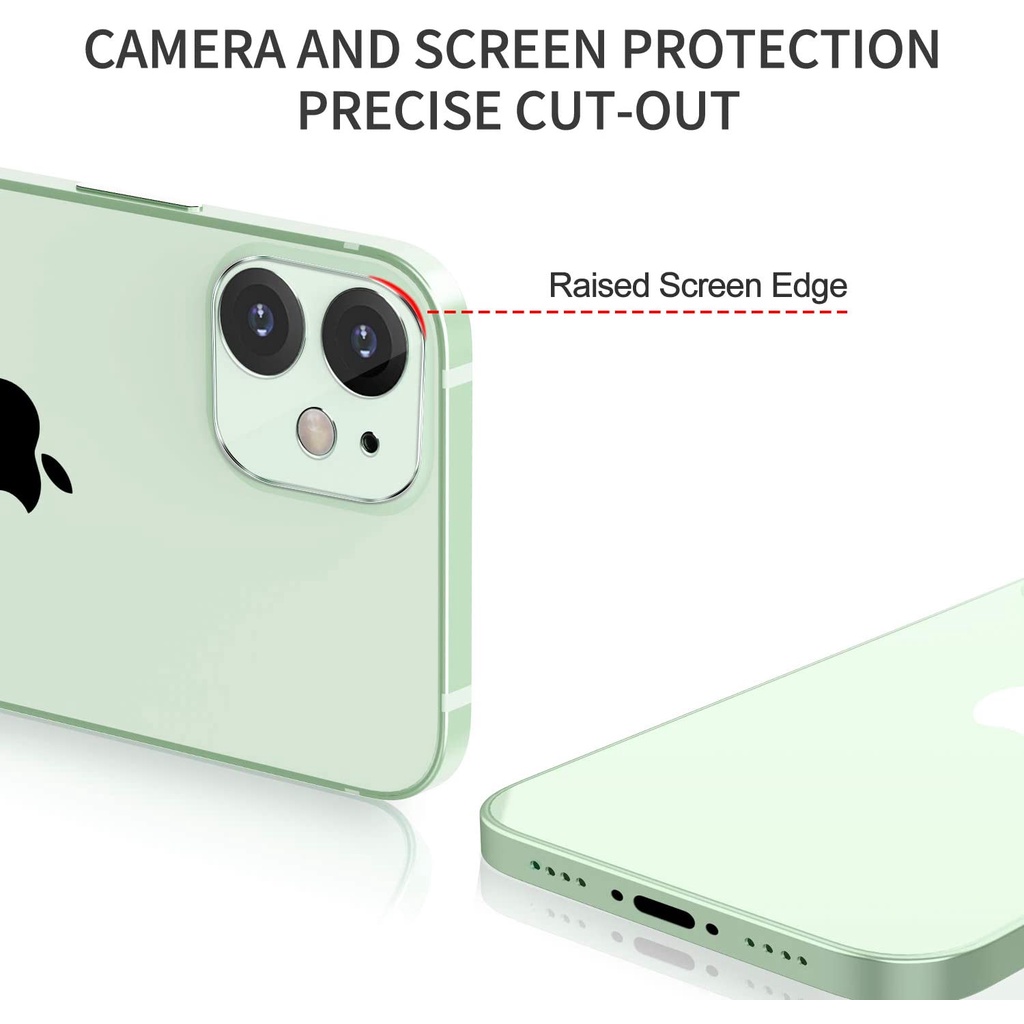Tempered Glass Pelindung Lensa Kamera Belakang Anti Gores Untuk Compatible For iPhone 12 Pro Max