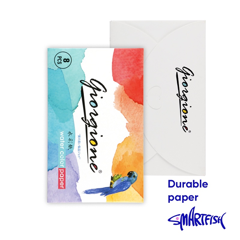 Smartfish Watercolor Paper Kertas Cat Air 13*21cm A4