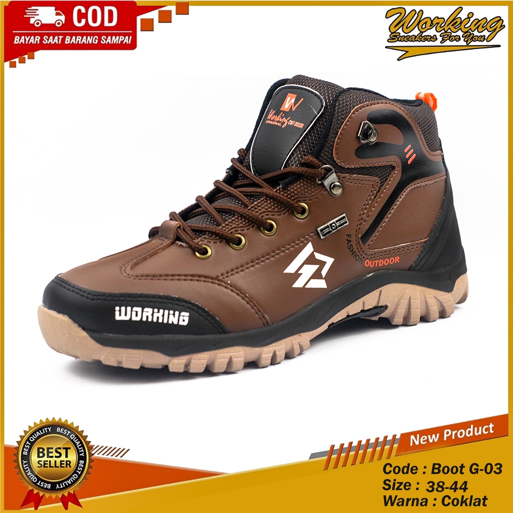 Working Sneakers For You Sepatu Boot Hiking G-03