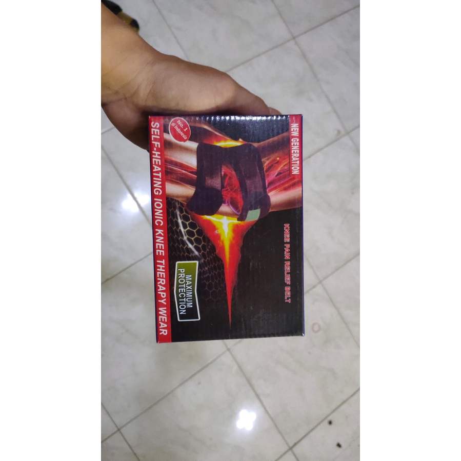 Knee Pain Relife Belt - Deker Terapi Lutut Magnetik Panas-Bio Magnetic