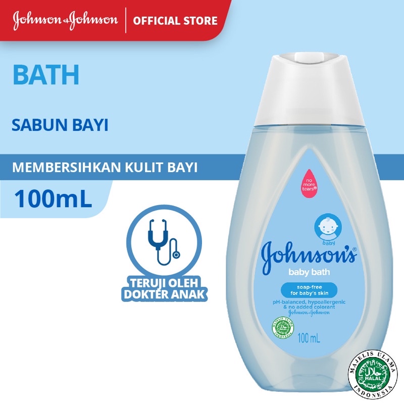 JOHNSON'S Baby Bath - Sabun Mandi Bayi 100ml