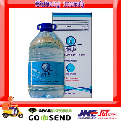 

Air zamzam Non Barcode 5 liter asli mekkah