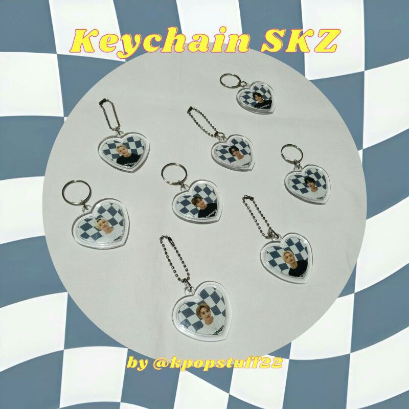 KEYCHAIN STRAY KIDS MAHAGRID GANTUNGAN KUNCI