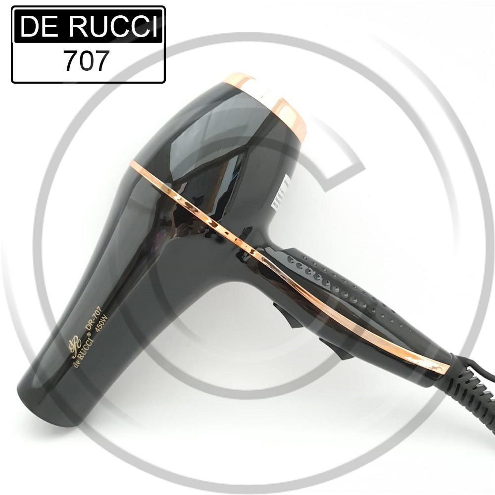 Hairdryer DE RUCCI 707 - Pengering Rambut / Hair dryer / Premium / Berkualitas / Best Seller / Turbo