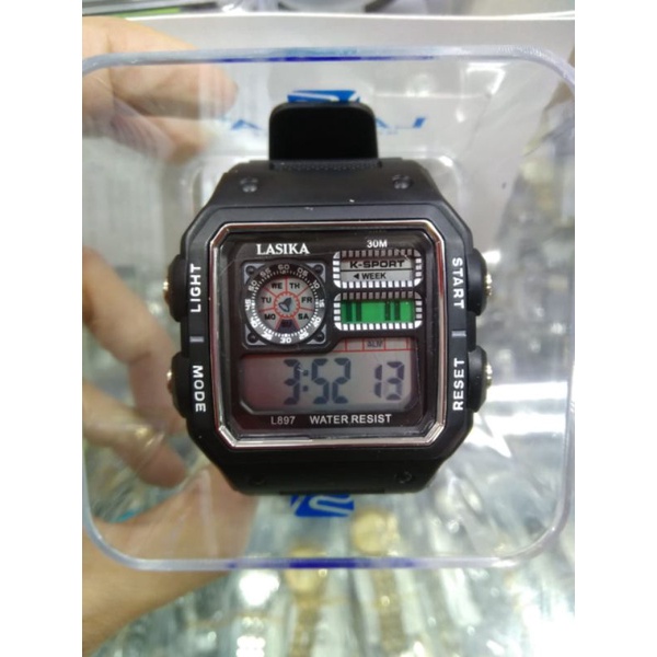 Jam tangan Lasika 897 ada Box bisa pakai berenang