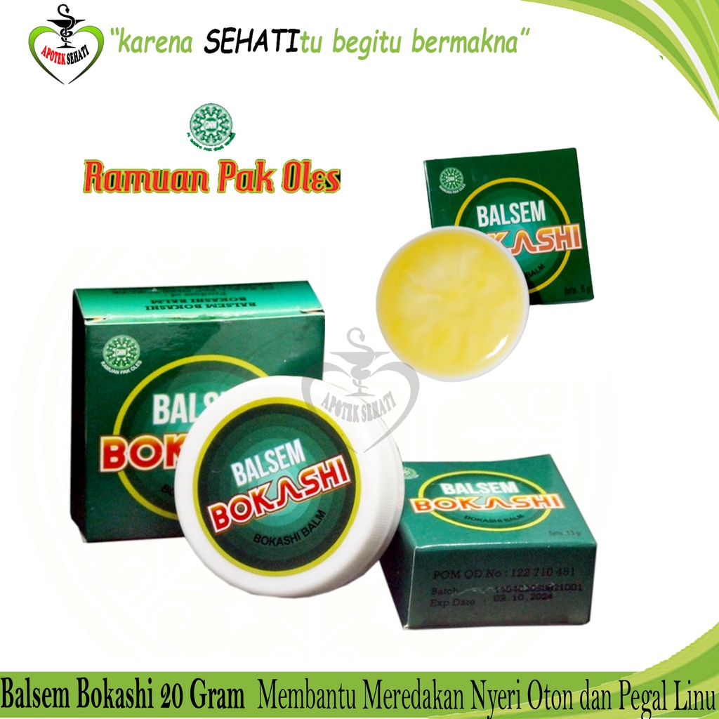 Balsem Bokashi 15 Gram Balsem Serba Guna Ramuan Alami Herbal