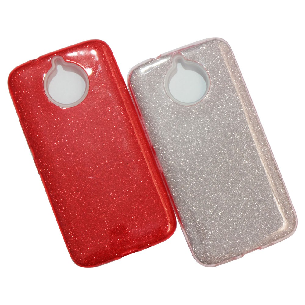 (Warna Acak Pink / Red) Silikon Motorola Moto G5S+ / Oppo A37 / Oppo F5 / Nokia 5 / Vivo V5 Plus / X9 / Vivo V7 / V7 Youth / Y75 / Vivo V7 Plus V7+/ Xiaomi Redmi Note 4/Note 4xCase Sparkling Glitter Soft Case Jelly Silicone Casing Kesing Kasing Sarung Hp