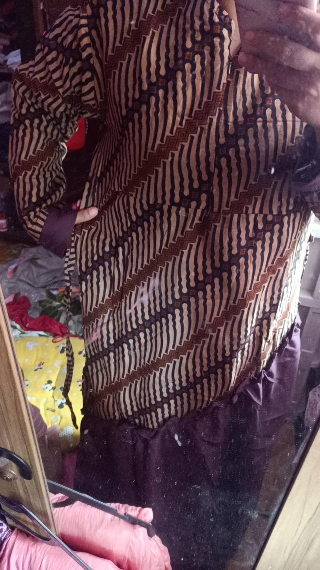 Ms Gamis Batik Sriwedari|manggar|padi Macam Mt Maxi Jumbo Bumil/busui Katun Sogan Allsize Ld104-120