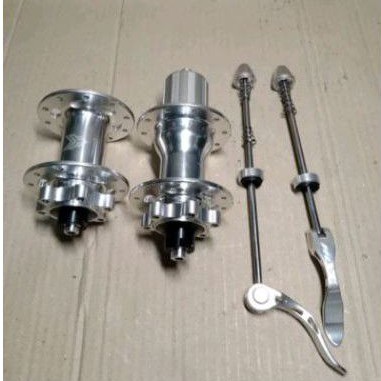 Hub freehub MXL seli Sepeda lipat 20 hole disc brake bearing jangkrik Silver Folding bike 20H