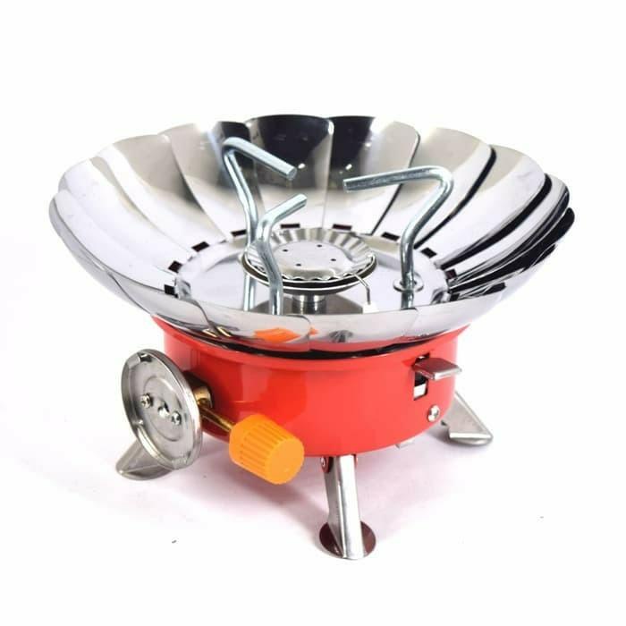 Kompor camping windproof/kompor anti angin kompor gunung gas stove Kompor Mawar / Windproof 3311