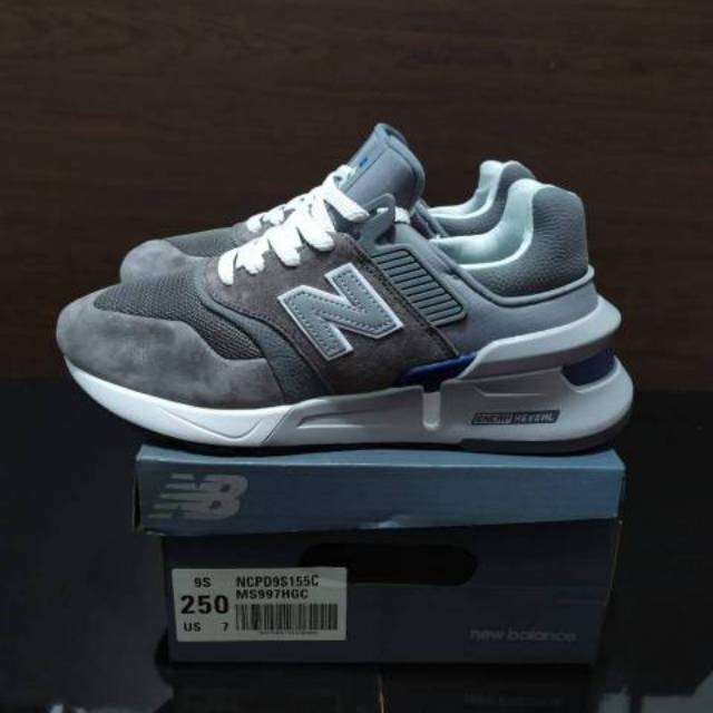 Sepatu Sport Running New Balance 997sMarblehead Grey Pria Wanita Import Premium Quality