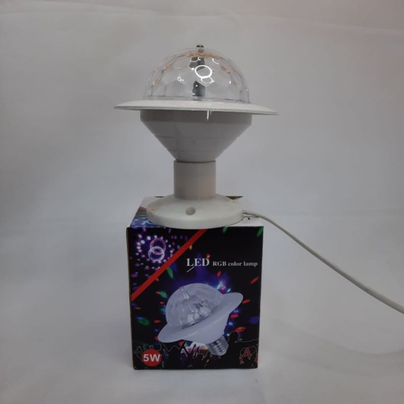 Lampu Disco LED 3 WATT UFO Rotating Full Colour R 03