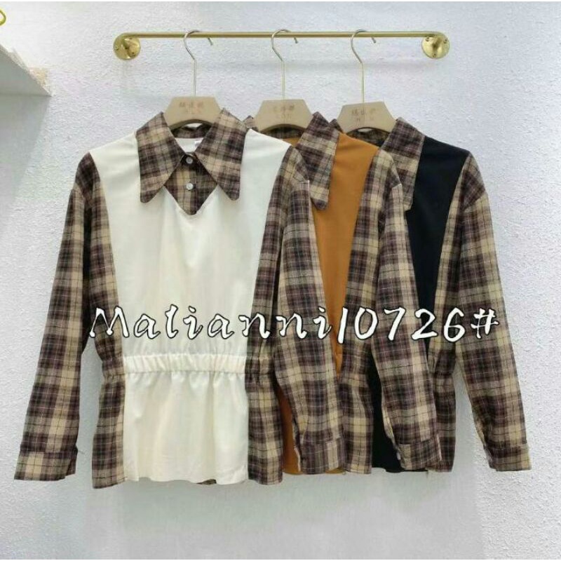ATASAN MALIANNI//BAJU MALIANNI//ATASAN SEMI KEMEJA