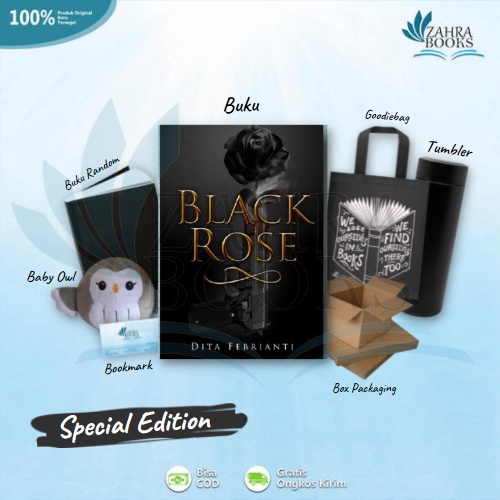 HT - NOVEL BLACK ROSE