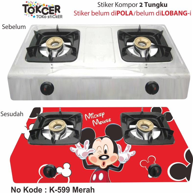 STIKER Kompor 2 Tungku MICKEY MOUSE