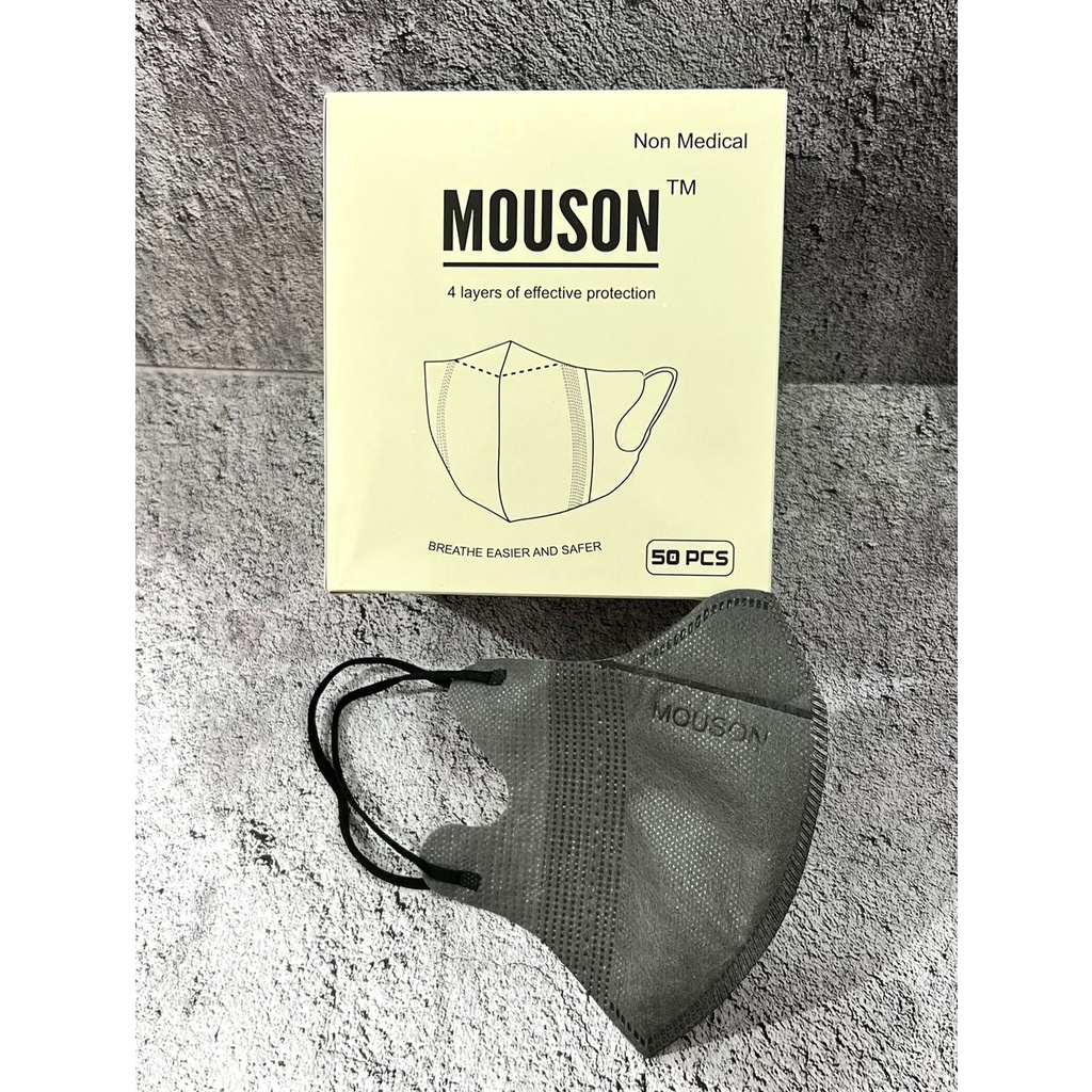 Duckbill Mouson 4Ply |  Masker Mouson Duckbill Earloop 50pcs