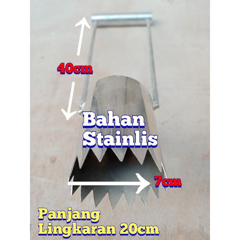 Plong Alat Lobang mulsa uk lobang 7cm