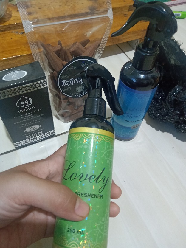 Paket Manja 6 Parfum Pengharum Ruangan Arab 250ml Oud Kiswah Minyak Spray 35ml Dan Buhur Kerucut