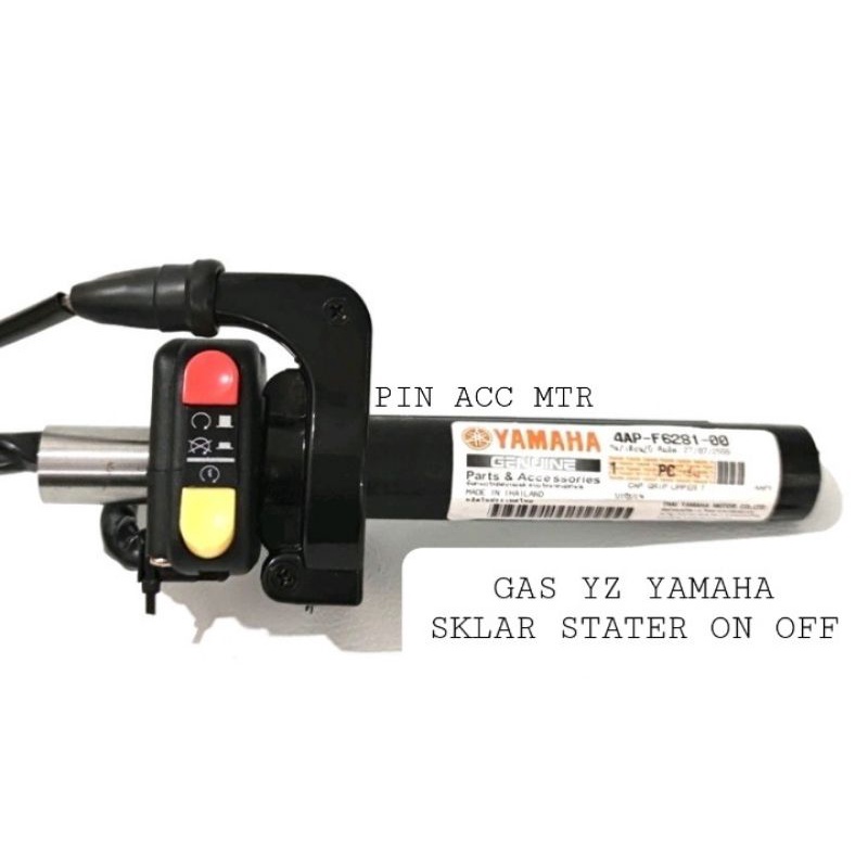 GAS SPONTAN YZ THAILAND + SAKLAR STARTER ENGINE STOP MODEL PANJANG