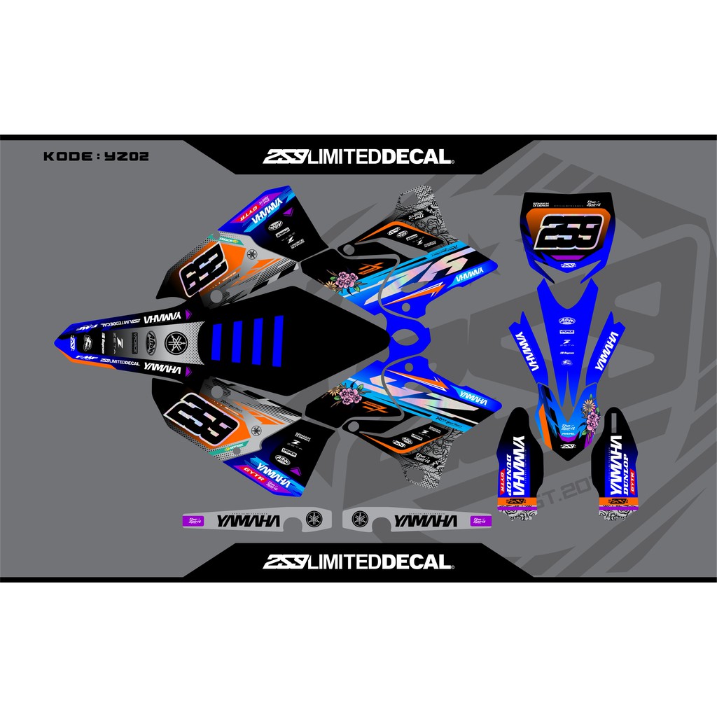 Decal Yamaha YZ250 |YZ02