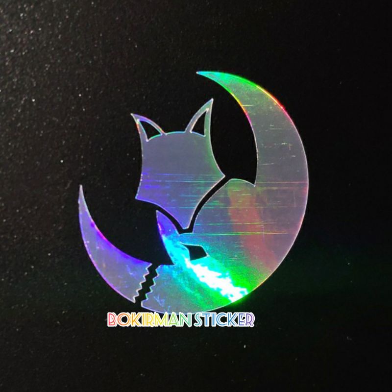 STICKER LOGO WHITEFOXPROJECT CUTTING