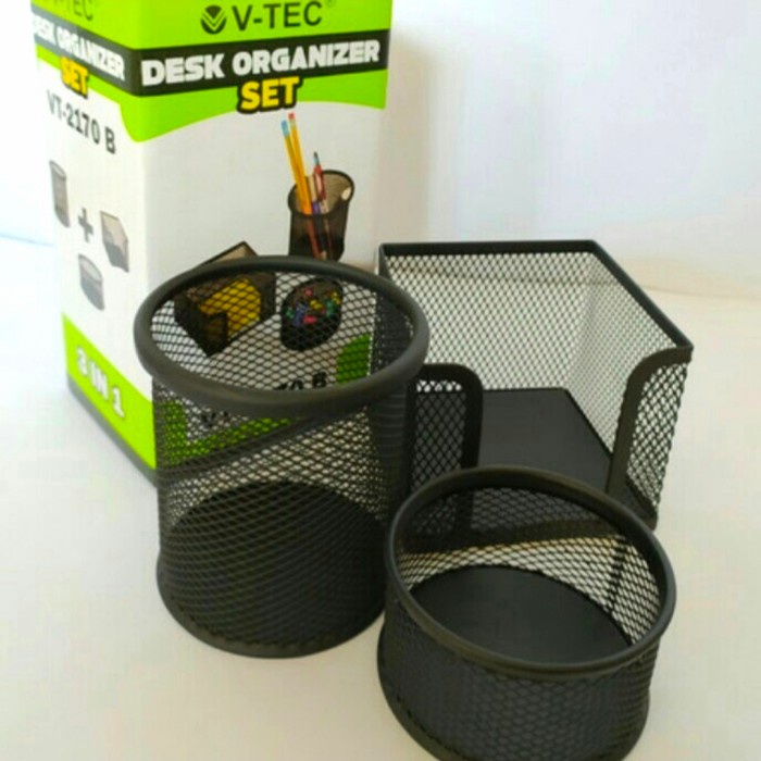 

Desk Organizer Set V TEC VT 2170B / Desk Set 3 In 1