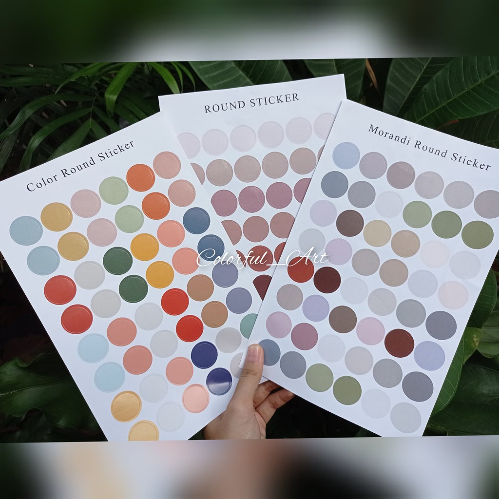 

1 LEMBAR STIKER MOTIF POLKADOT UNTUK DIARY/SCRAPBOOKS/DIYCRAFT/KERTAS