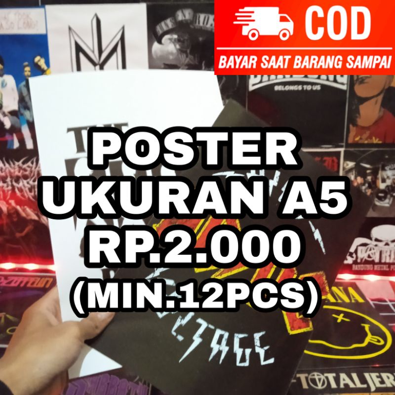 POSTER DINDING AESTHETIC (A5)