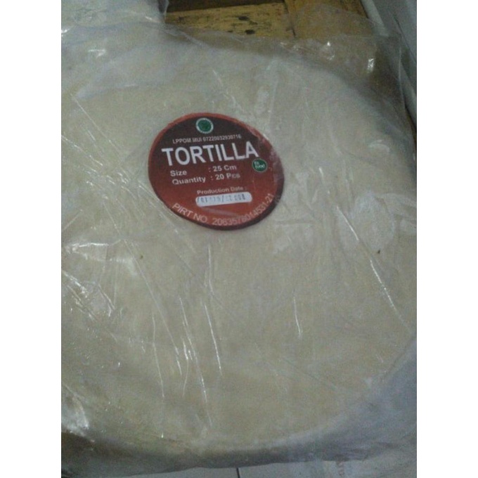 

[GROSIR] Tortilla Tamma Food / Kulit Kebab - 25cm (isi 20)