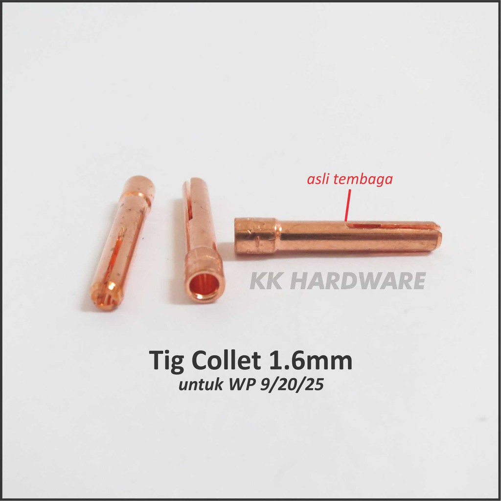 Tig Collet 1.6mm Argon Torch WP9 WP20 WP25/Las Tig/Stang Argon/Tang Las Argon