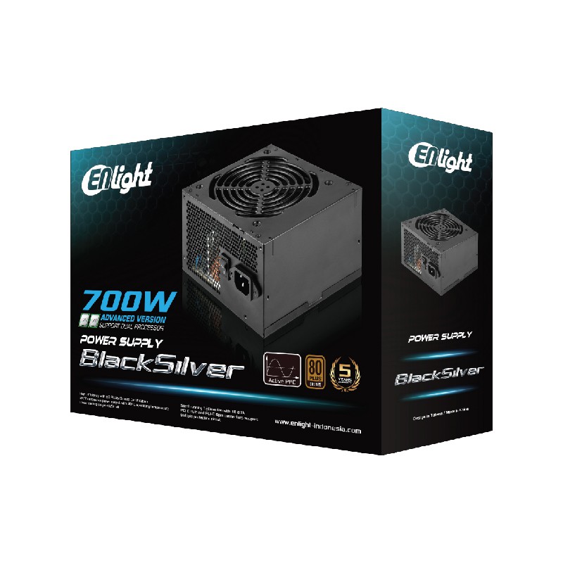 Enlight Black Silver 700W 80+ Bronze