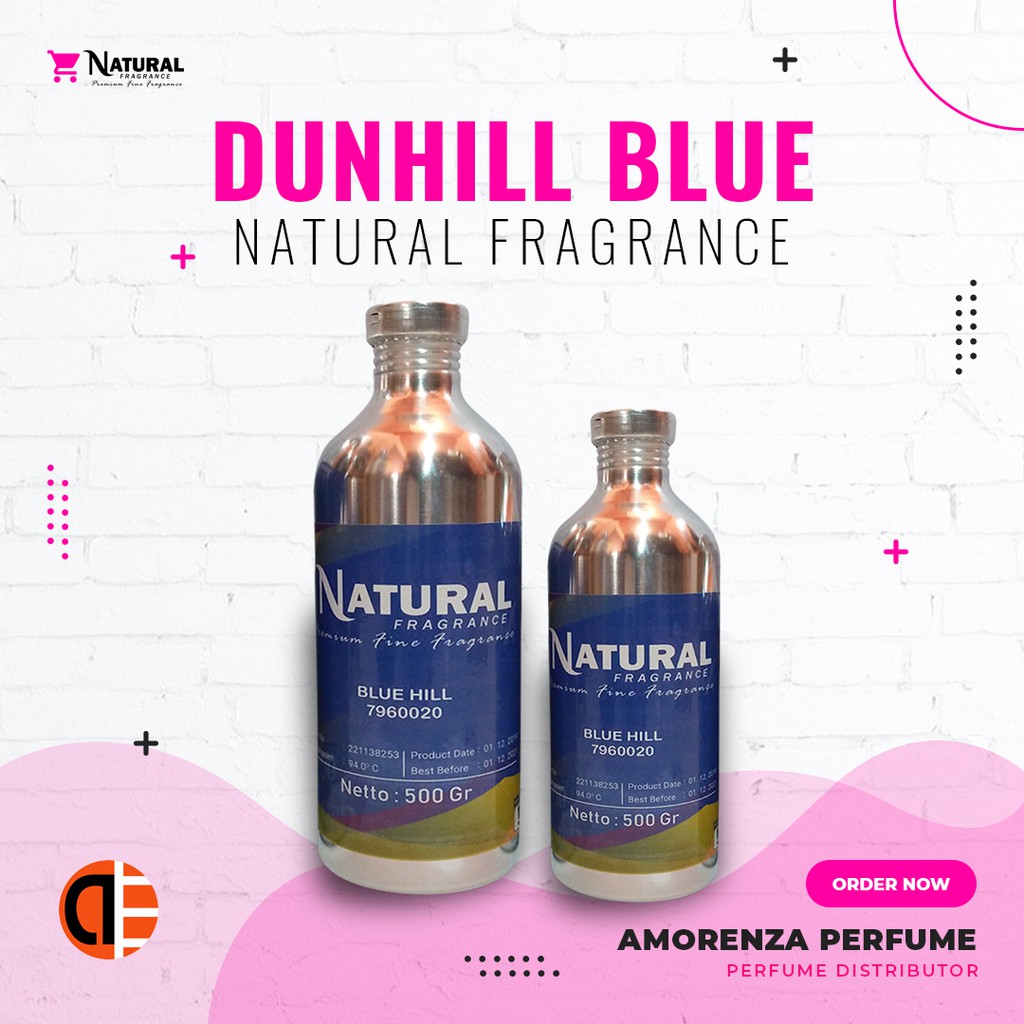 BIBIT PARFUM MURNI DUNH1LL BLUE - BLUE HILL NATURAL FRAGRANCE SEGEL PABRIK