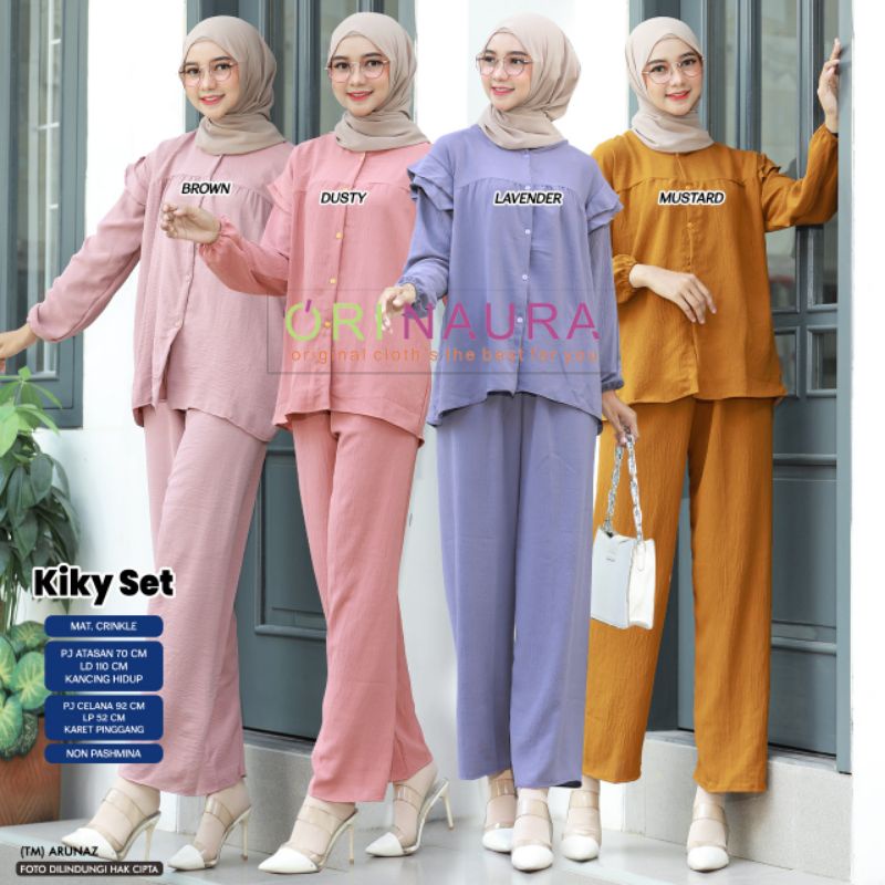 Setelan wanita muslim ori naura