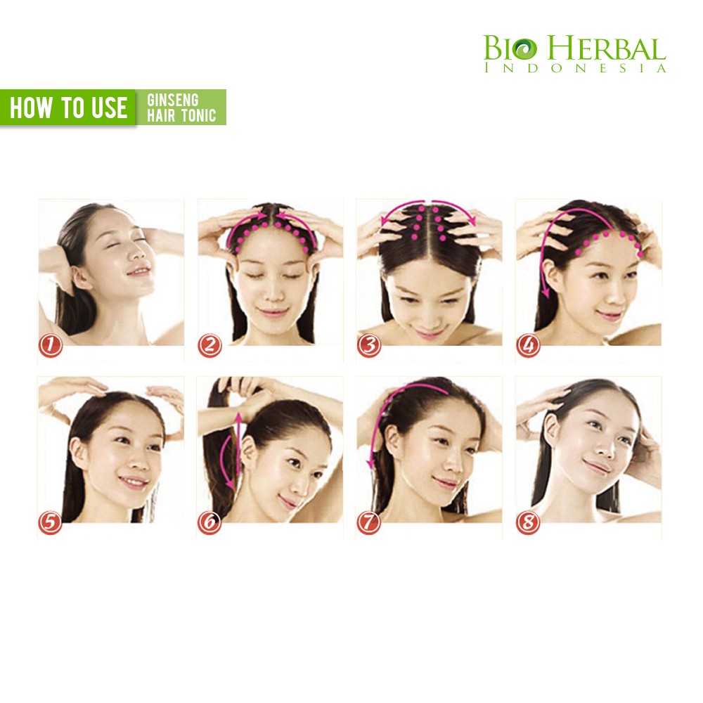 BIO HERBAL HAIR TONIC tonik ginseng penumbuh perawatan penyubur pemanjang rambut rontok care treatment cepat rambut pria wanita ginseng gingseng bio herbal ketombe lepek kecantikan