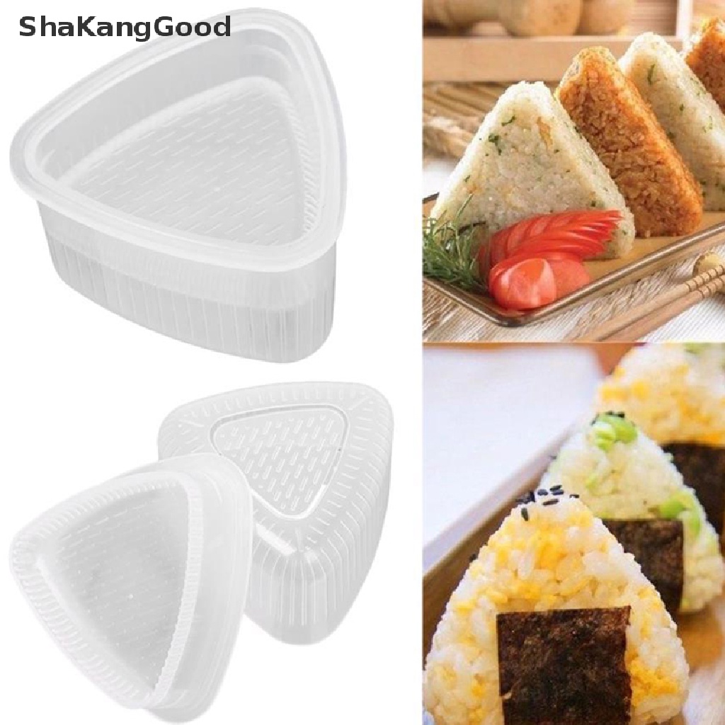 Skid 2PCs Cetakan Sushi Onigiri DIY
