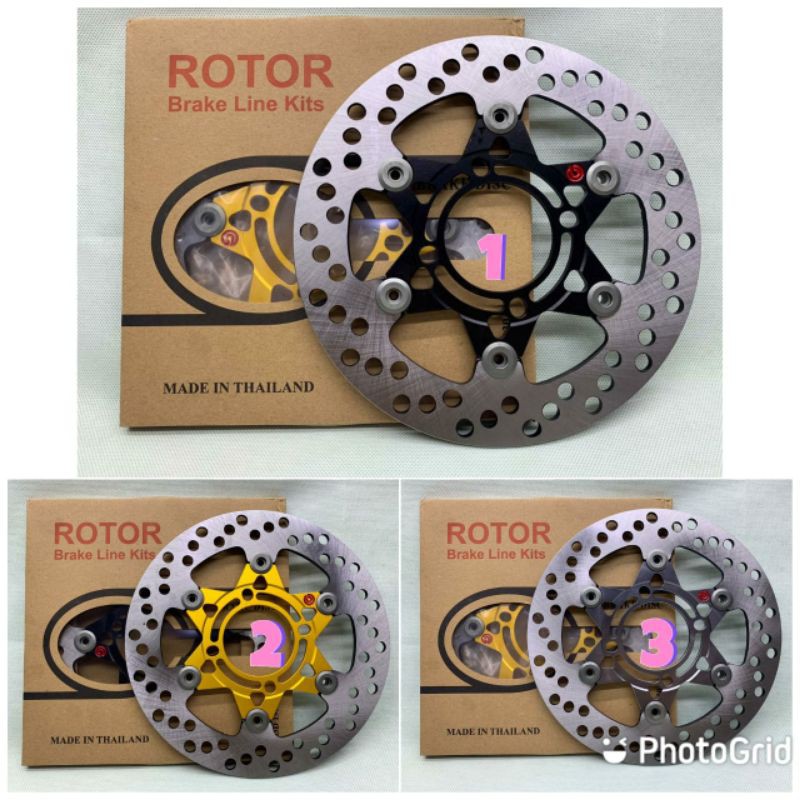 DISC DISC BRAKE DISC PIRINGAN CAKRAM ROTOR BREMBO 3D 220MM NOUVO JUPITER MX FIZR VEGA BEAT SCOOPY MI
