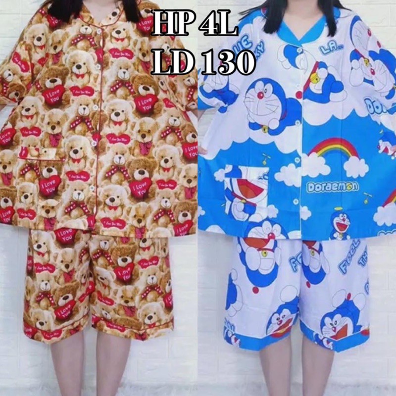 PIYAMA JUMBO pendek LD130 4L xxxl